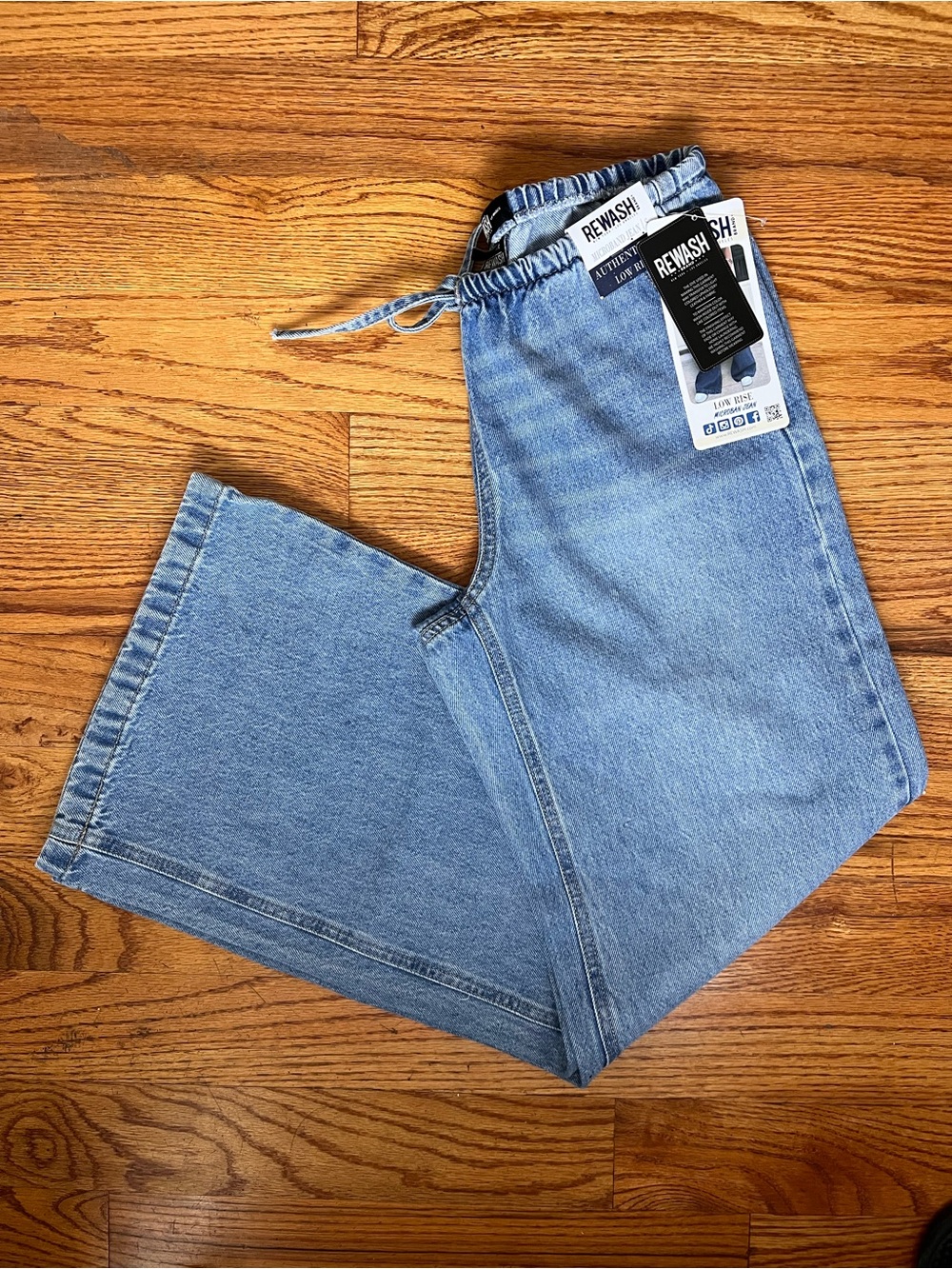 Rewash Light Blue Relaxed Fit Jeans NWT